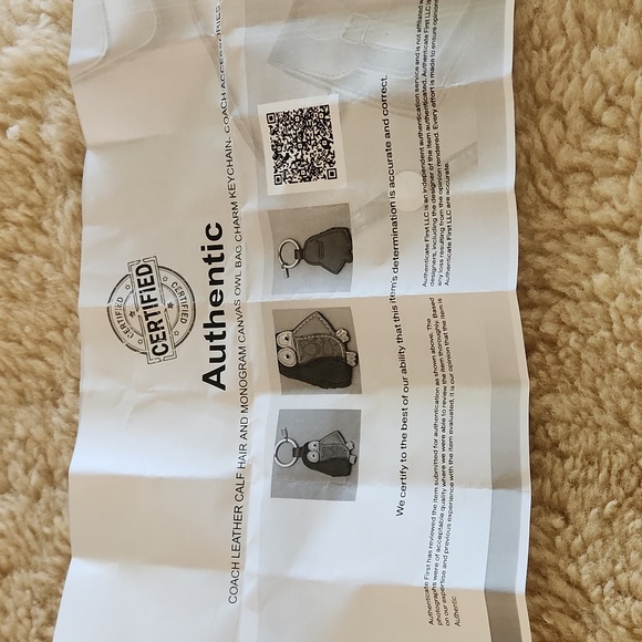 Adorable NWOT Coach Signature Leather Owl Key Ring ๐ค๐๐ฆโค๏ธ๐ - Picture 8 of 10